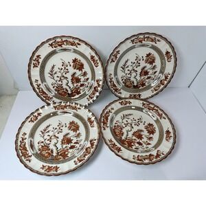 Copeland Spode India Tree Dinner Plates 10-1/4" Lot of 4 READ